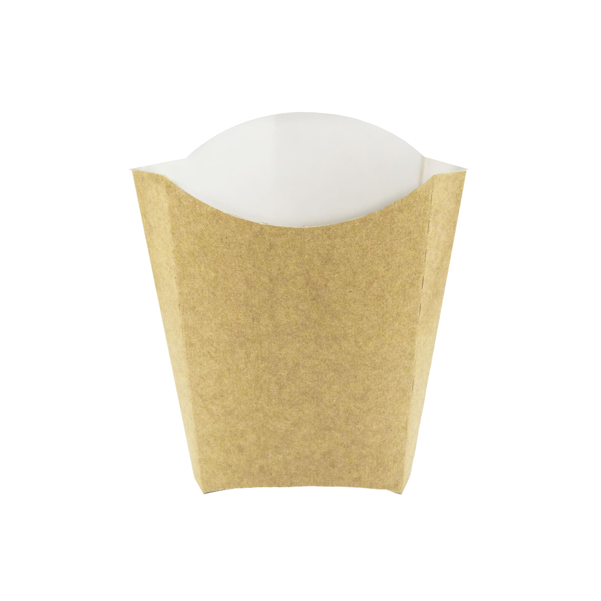 PacknWood 210PFMBRUN Large Kraft French Fry Pails