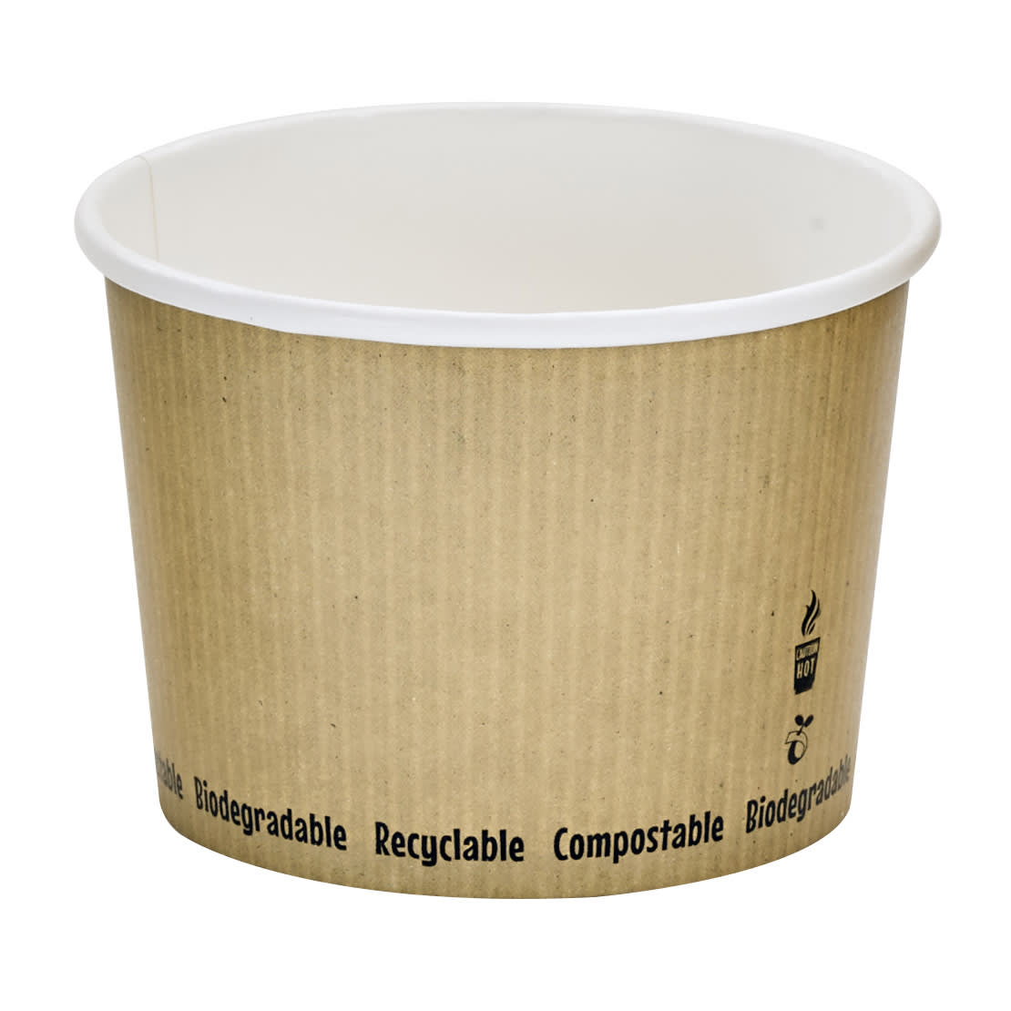 PacknWood 210PLAS16 Compostable Soup Cup