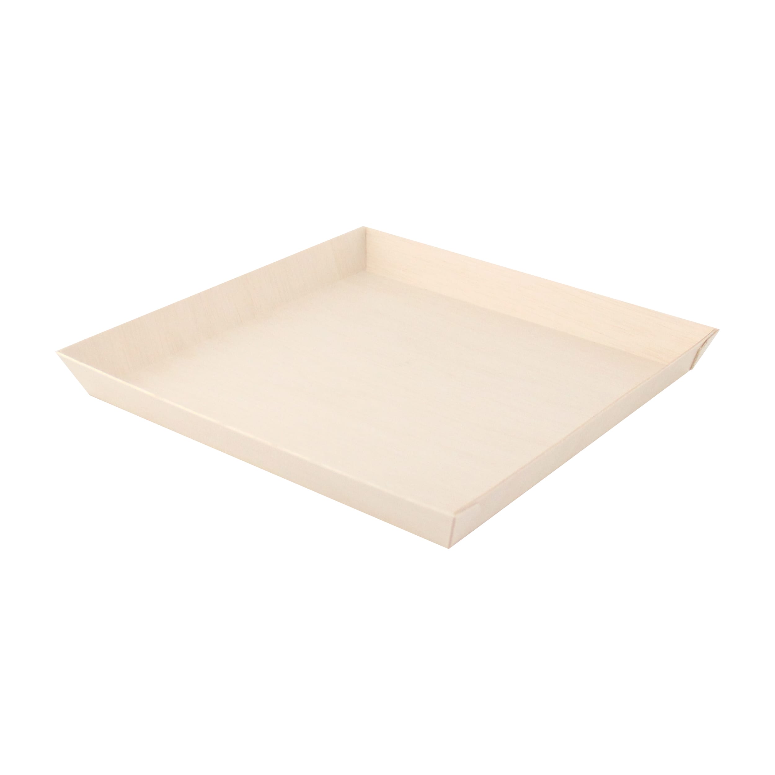 PacknWood 210SAMBQ2323 Square "Samurai" Wooden Dish