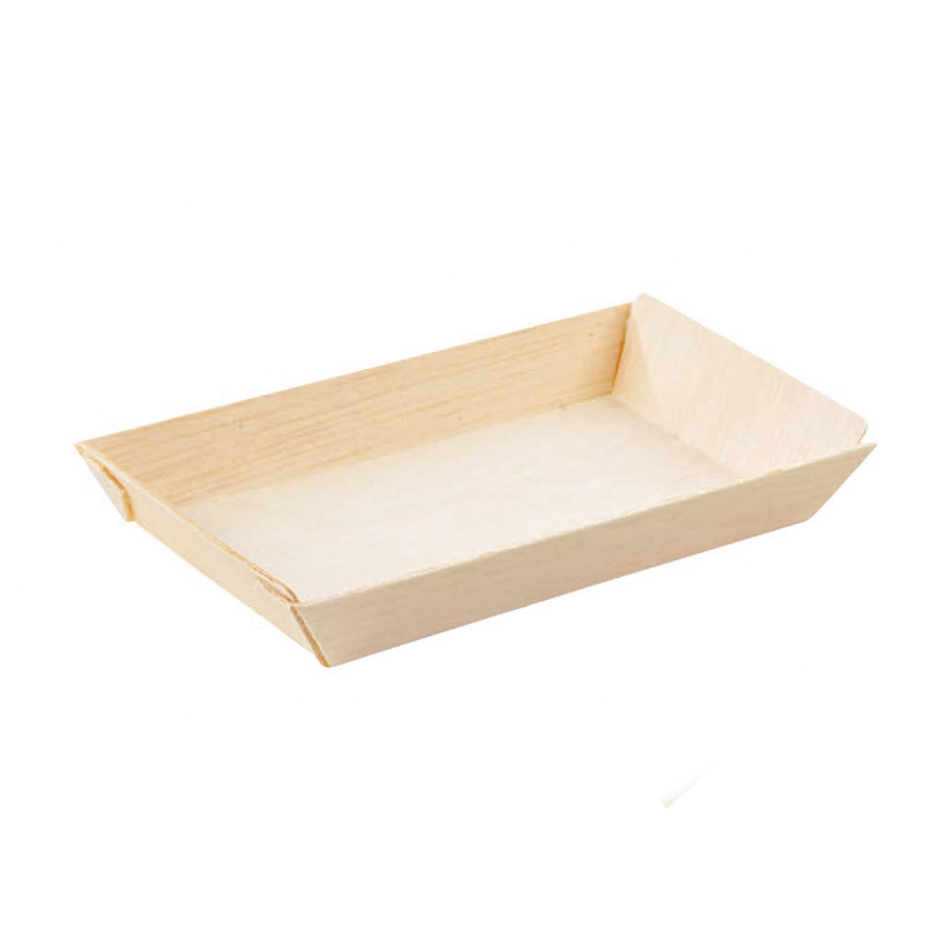 PacknWood 210SAMBQ65 Rectangular "Samurai" Wooden Dish