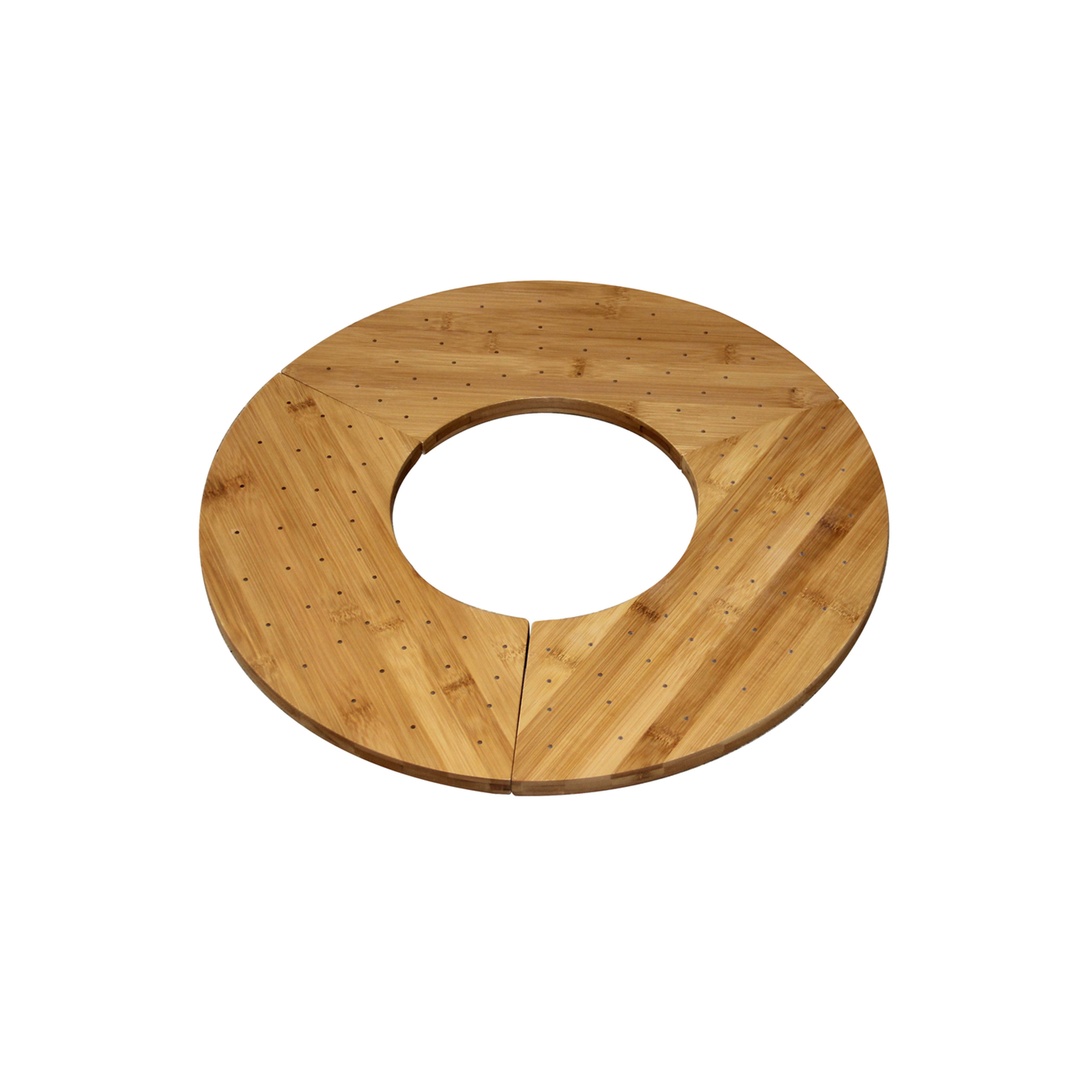 PacknWood 210SAMBRO40 Donut bamboo pick holder for 40 picks