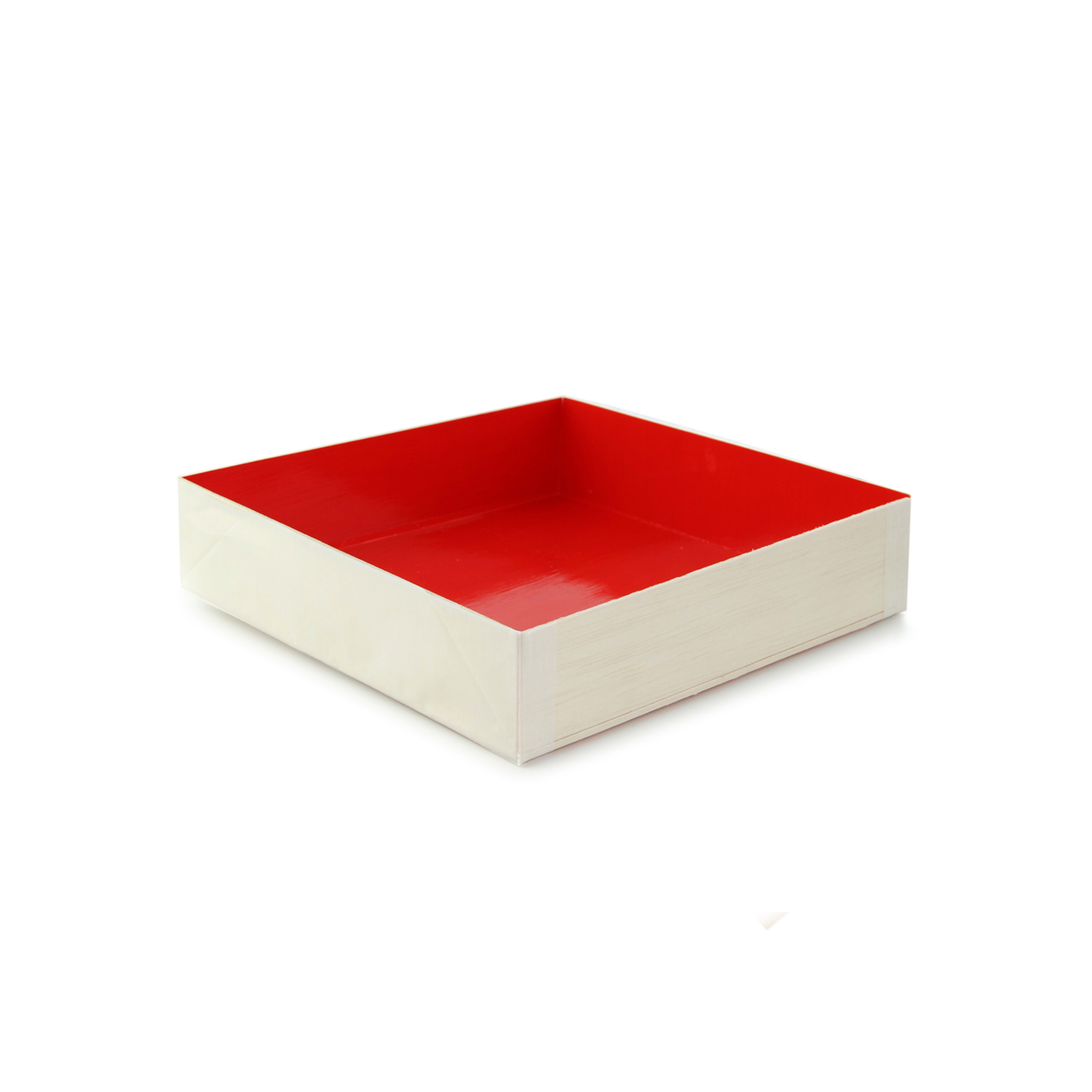 PacknWood 210SAMRED160 Wooden Folding Box with Red Shiny Interior