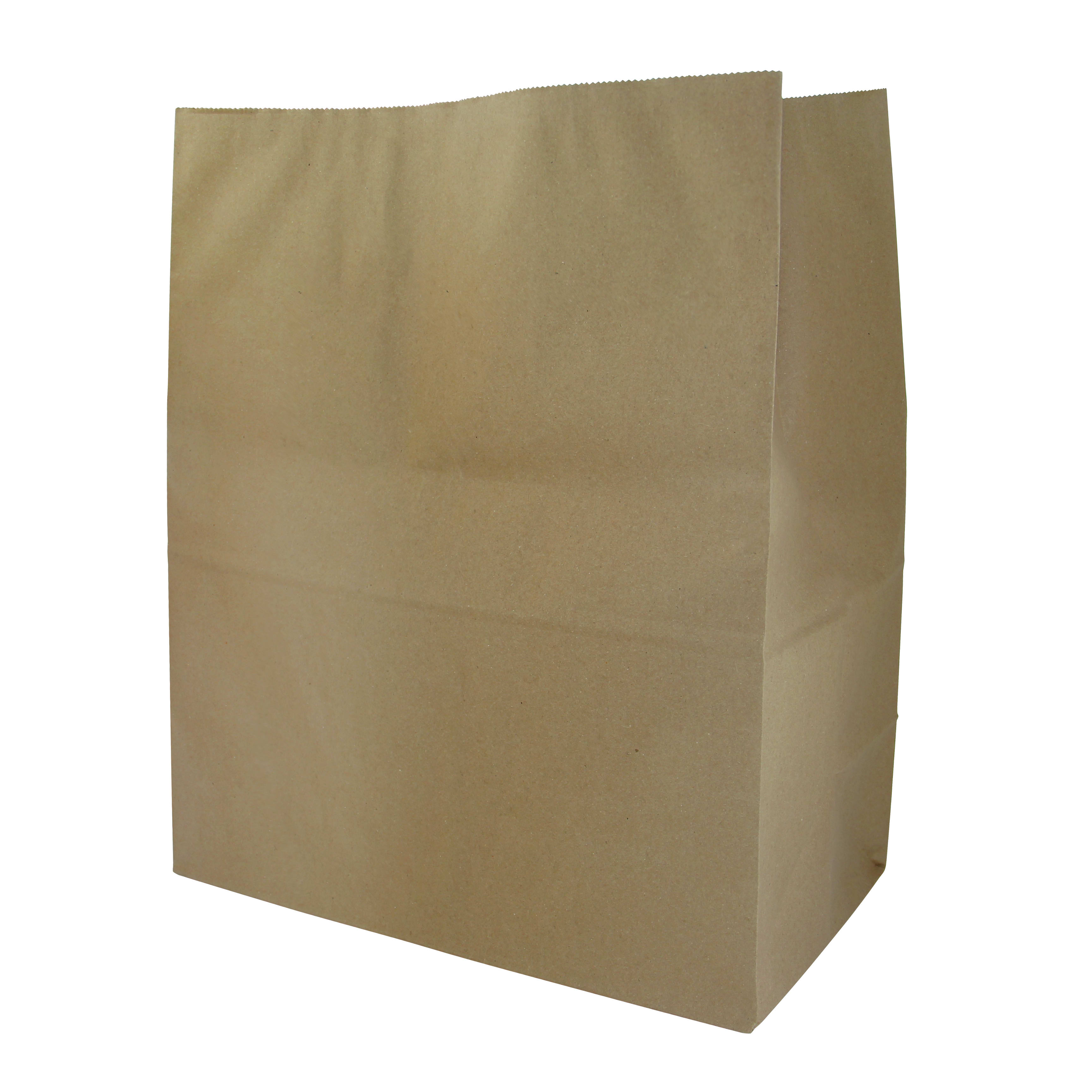PacknWood 210SOSDP32BR Kraft double-layer paper SOS bag