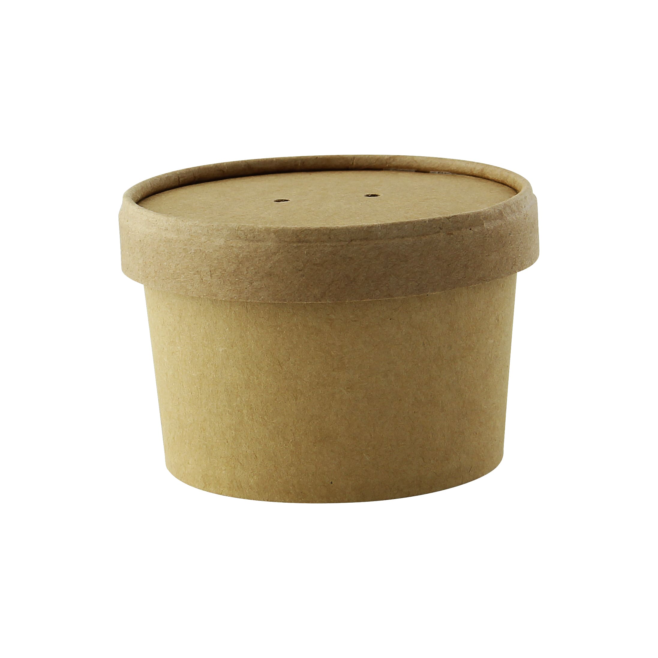 PacknWood 210SOUPCOK8 Brown Kraft Soup Cup with Kraft Lid Included