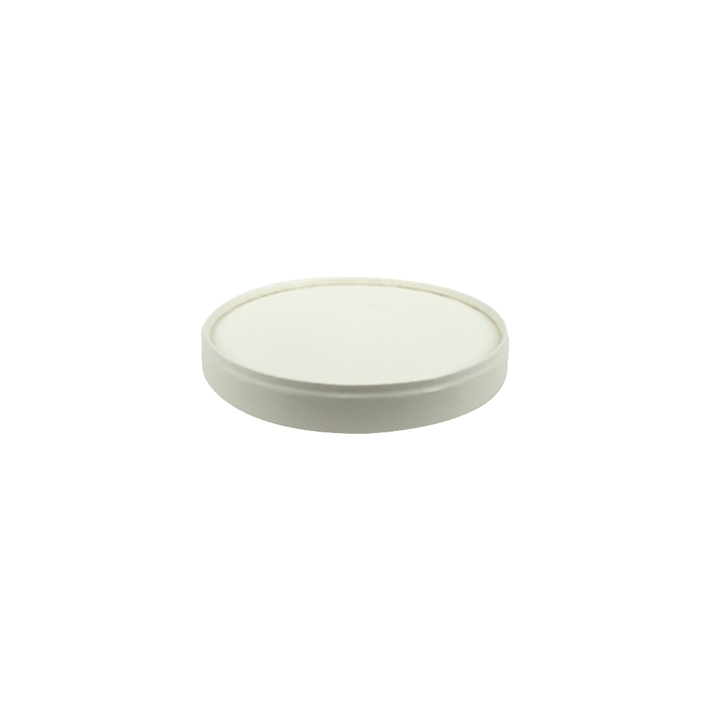 PacknWood 210SOWL90 Compostable Paper Lid For 8 oz Cup