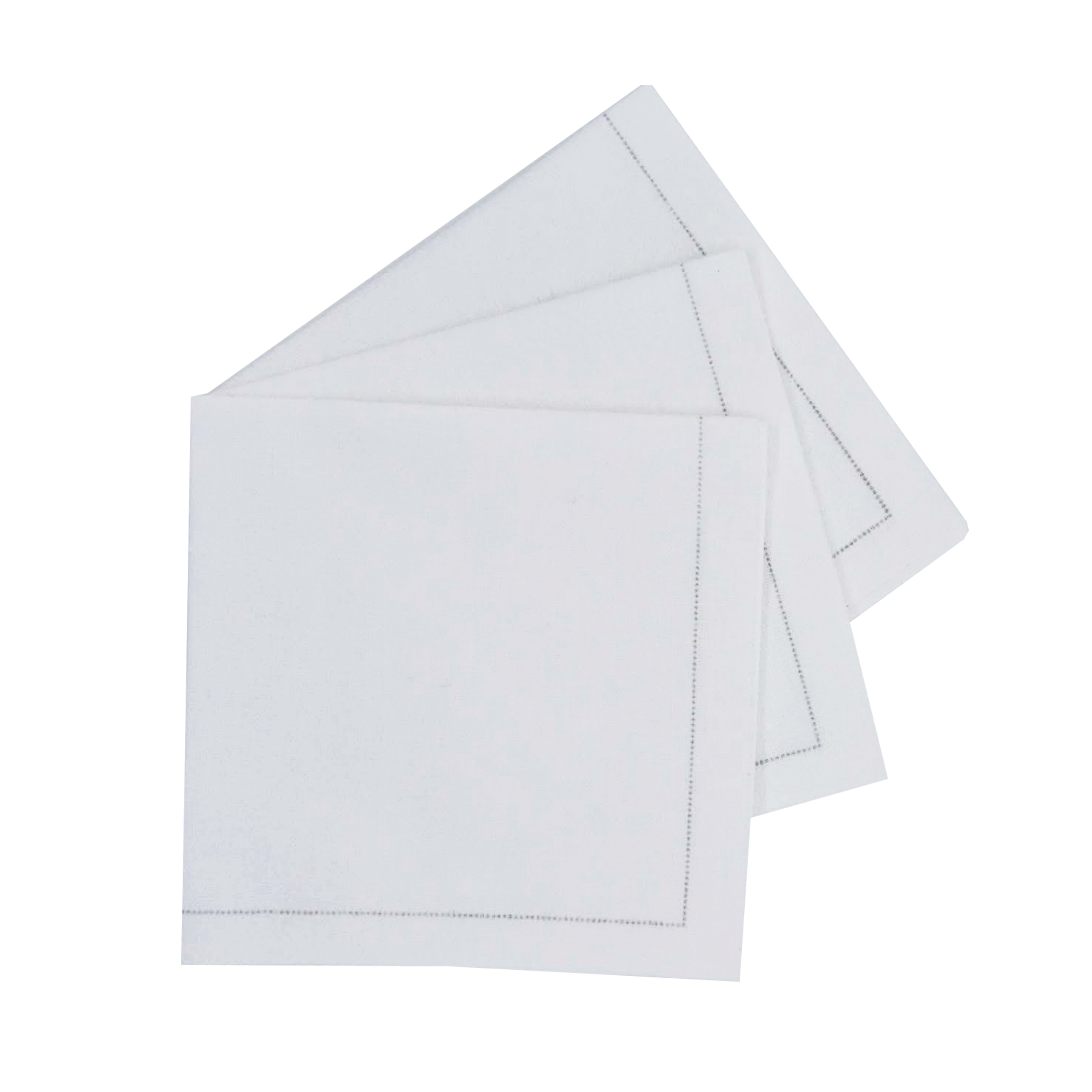 PacknWood 210SVCC40WH Luxury White Snow Cotton Table Napkin