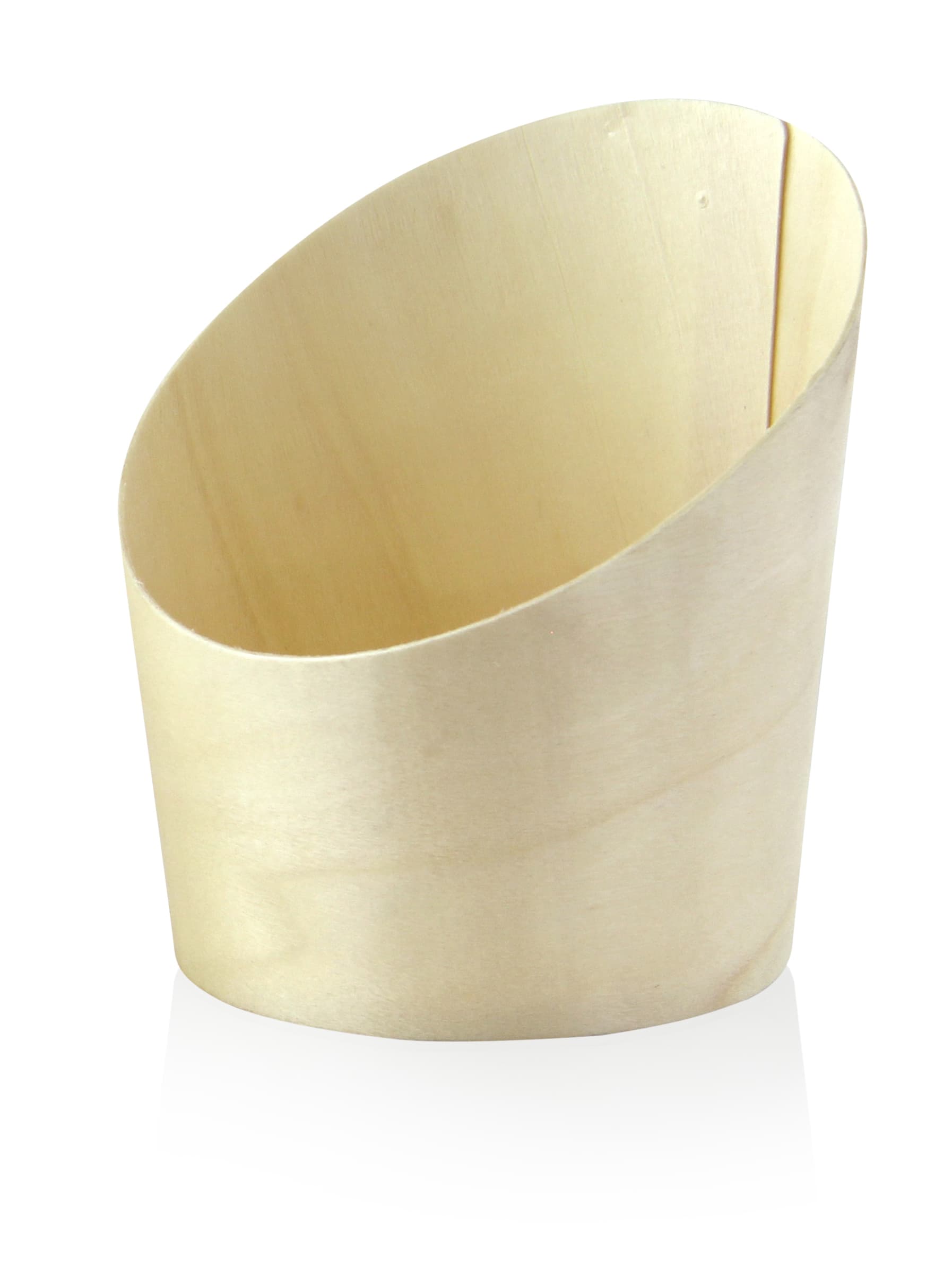 PacknWood 210WFRY3 Slanted Wood Cup