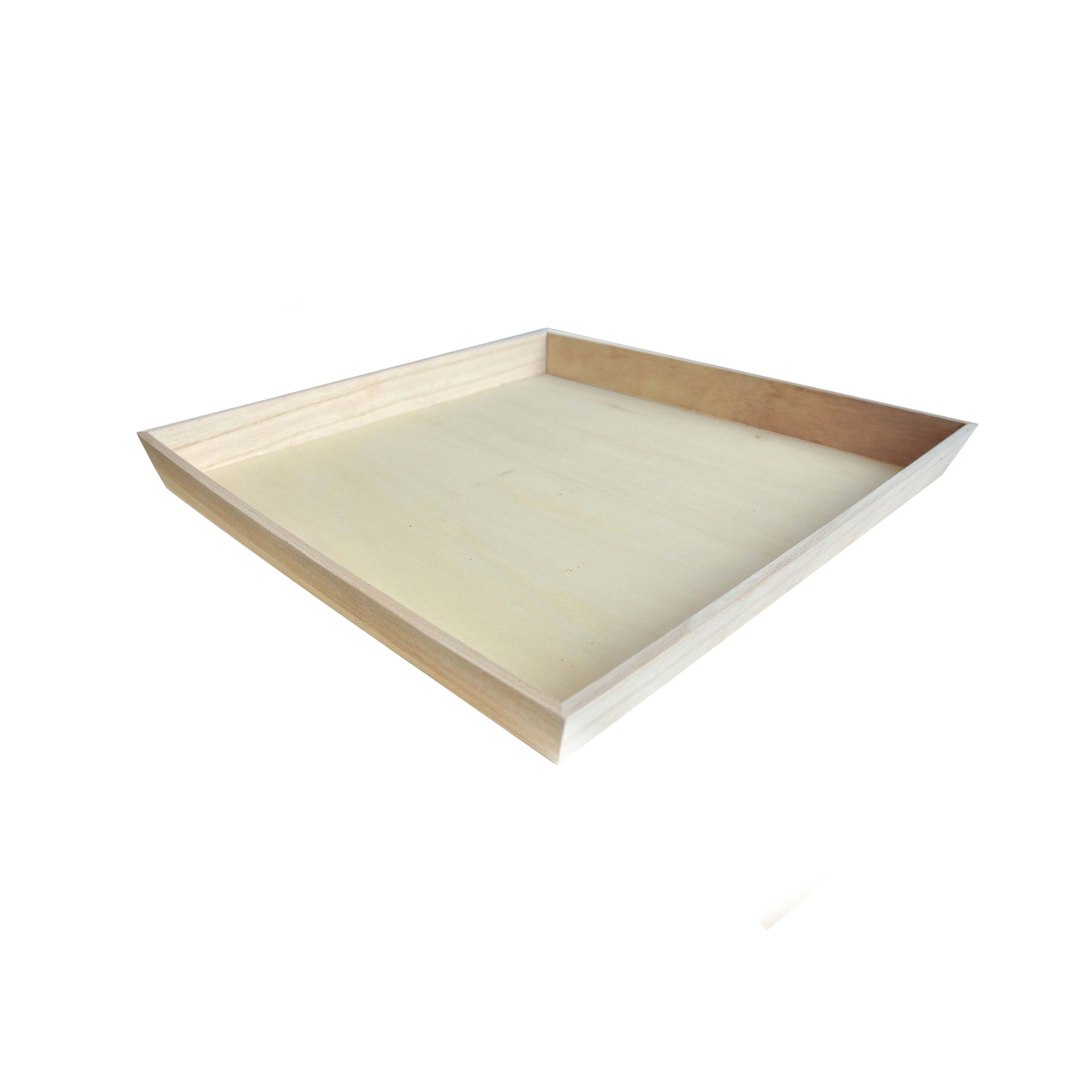 PacknWood 210WOODTRAY3939 NOAH3939 Heavy Duty Wooden Tray
