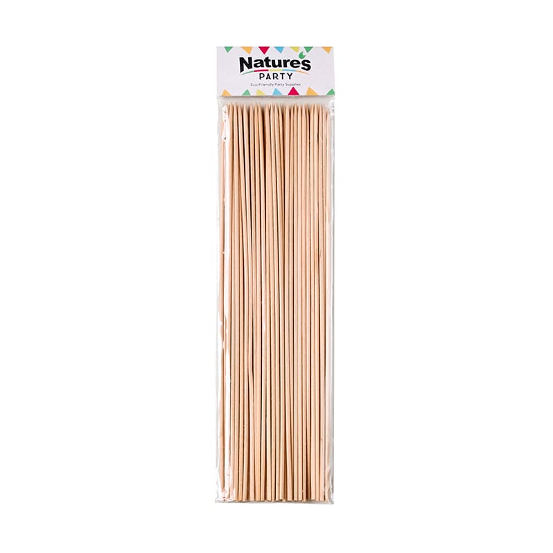 PacknWood 8NPBBQ31 Round bamboo BBQ skewers