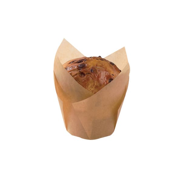 PacknWood 8NPCPST4M Tulips Brown Baking Cup
