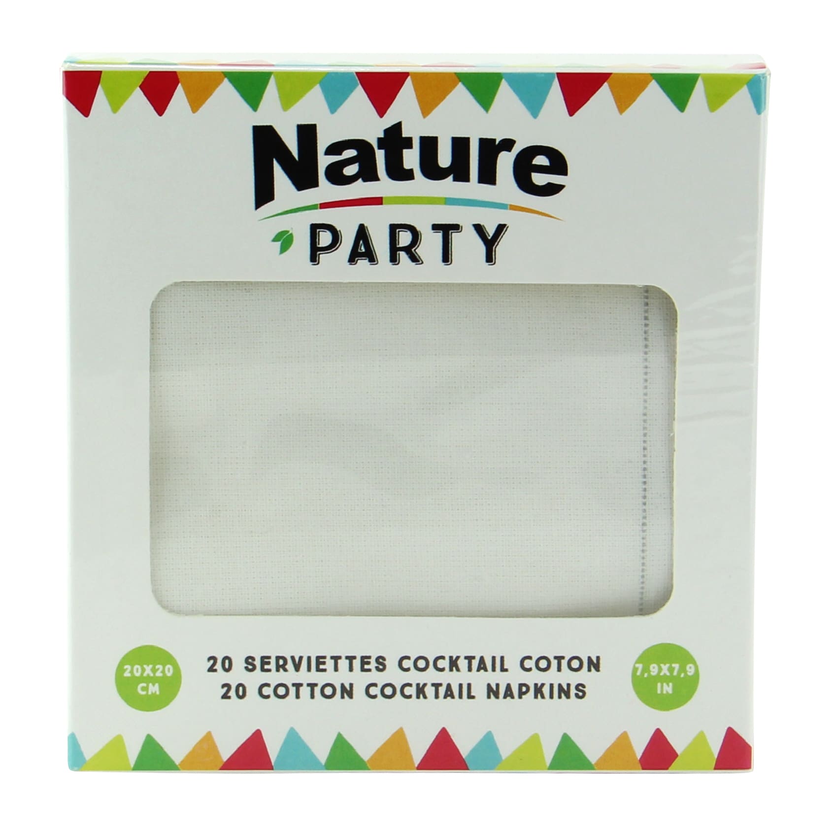 PacknWood 8NPSVCR20CM Luxury Sweet Cream Cotton Cocktail Napkin.