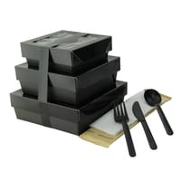PacknWood KRAYBAKLAPN The Perfect Black Delivery Kit - 500 VIP Set