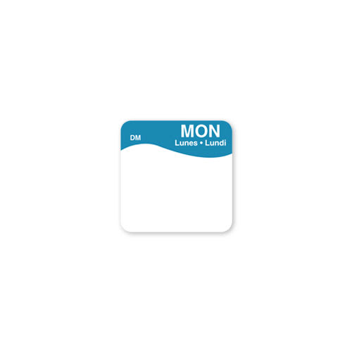 Daymark IT110072C-1-MON Day of the Week 1" x 1" Labels