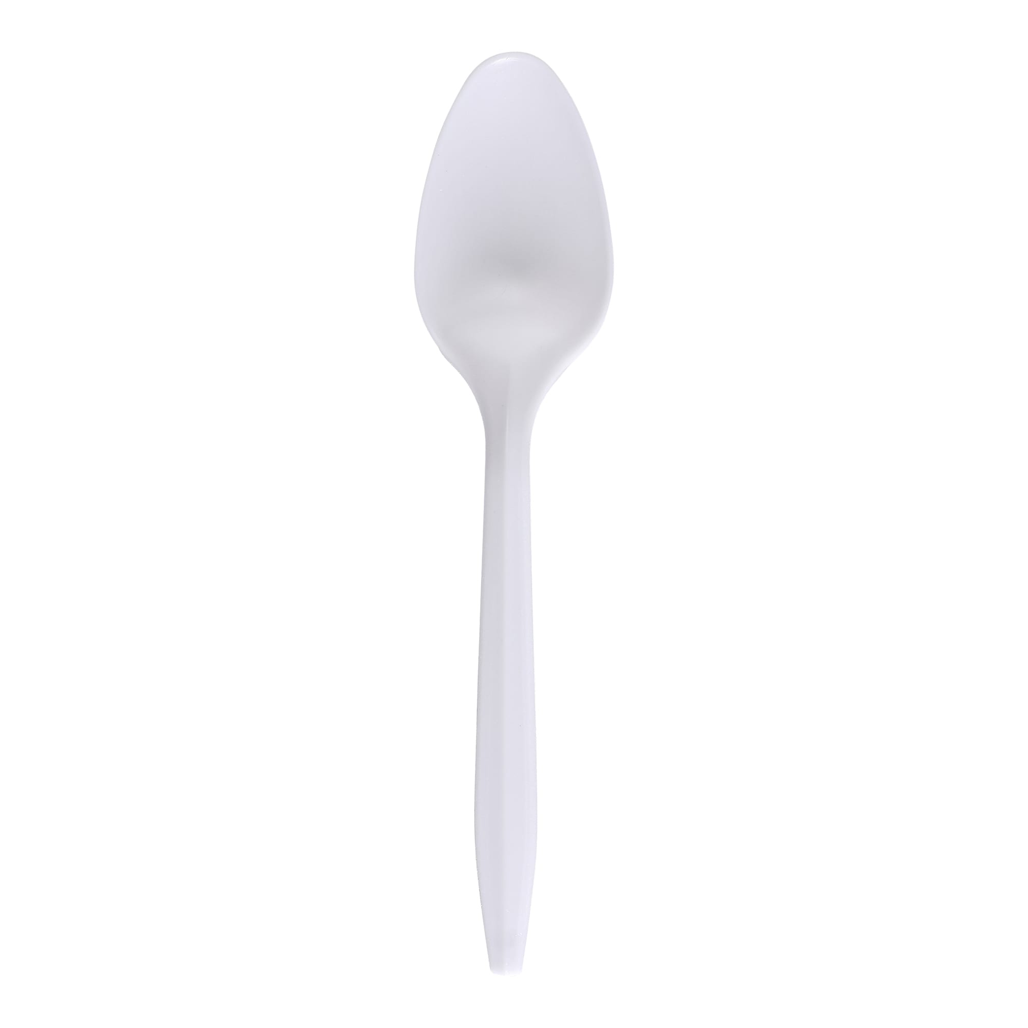 Empress E175002 Medium Weight Teaspoon Polypropylene White Dense Pack