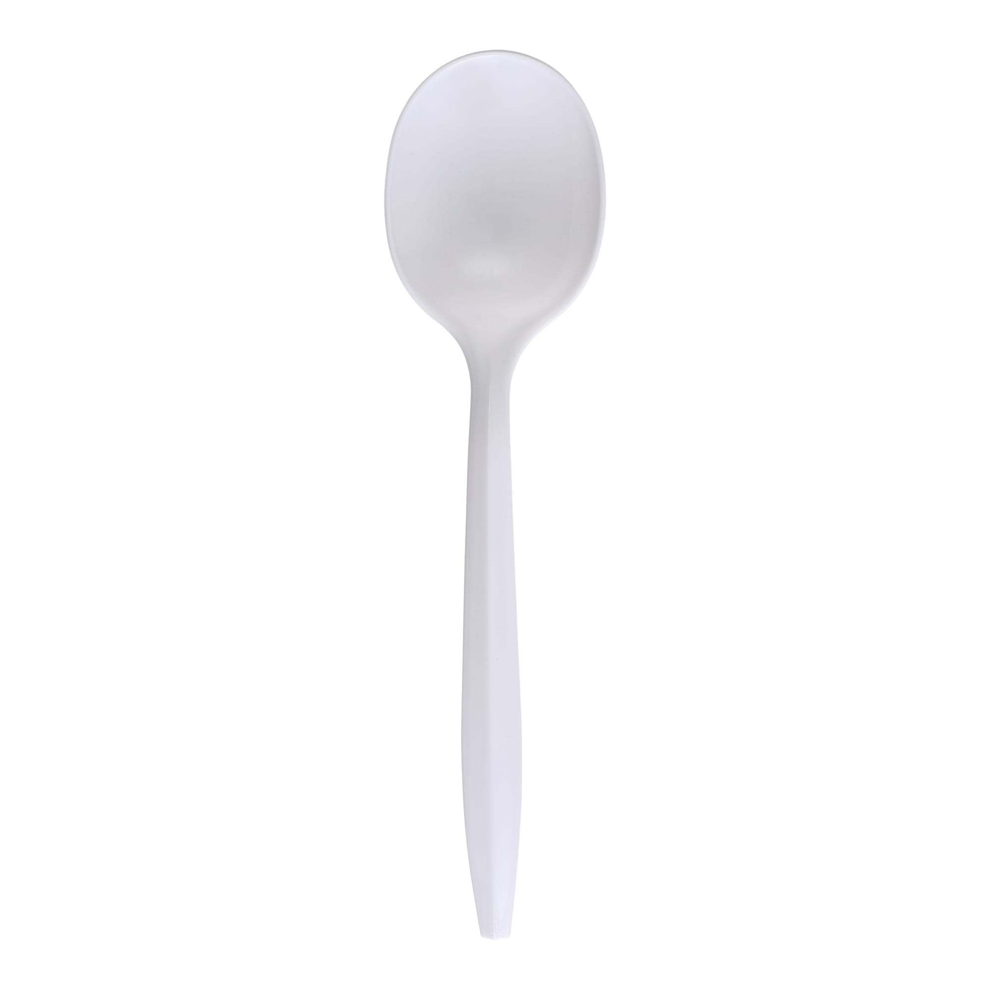 Empress E175004 Medium Weight Soupspoon Polypropylene White Dense Pack
