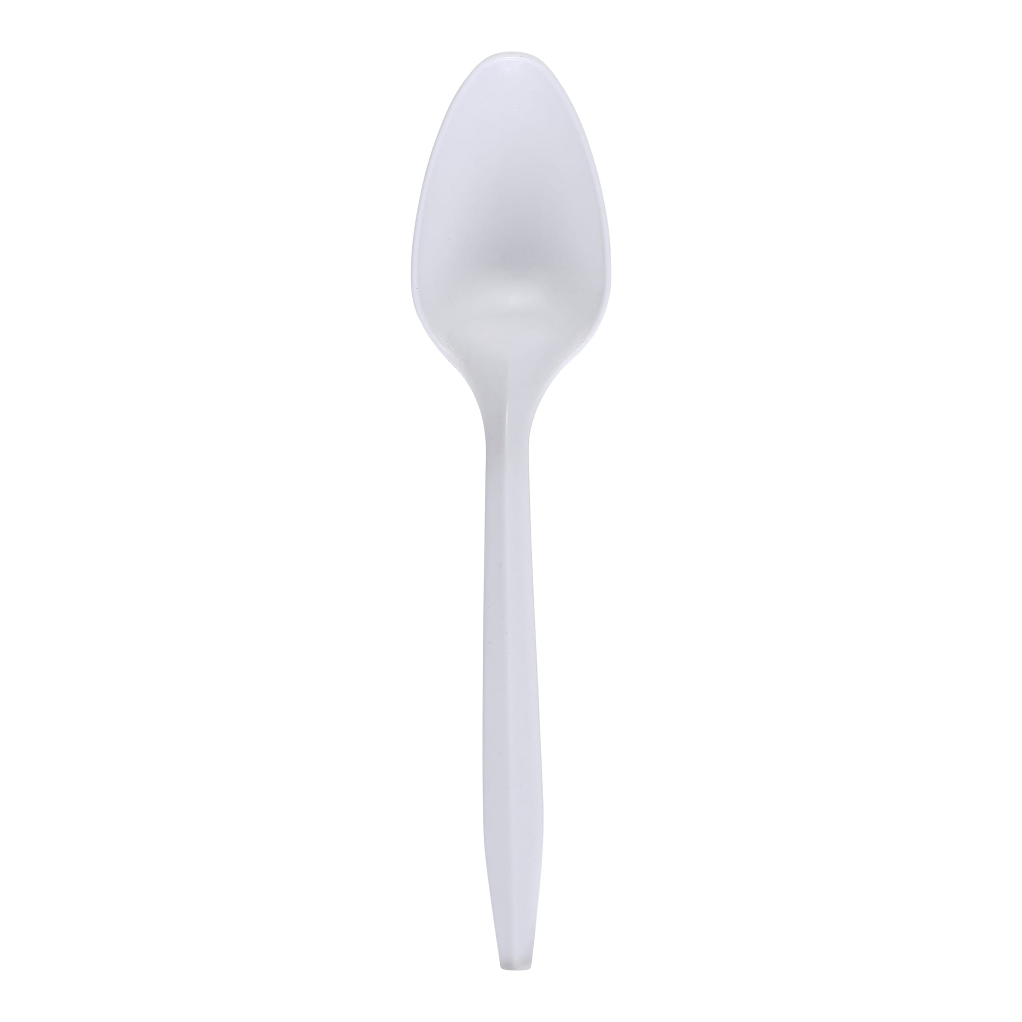 Empress E178002 Medium Weight Teaspoon Polypropylene White Wrapped Dense Pack