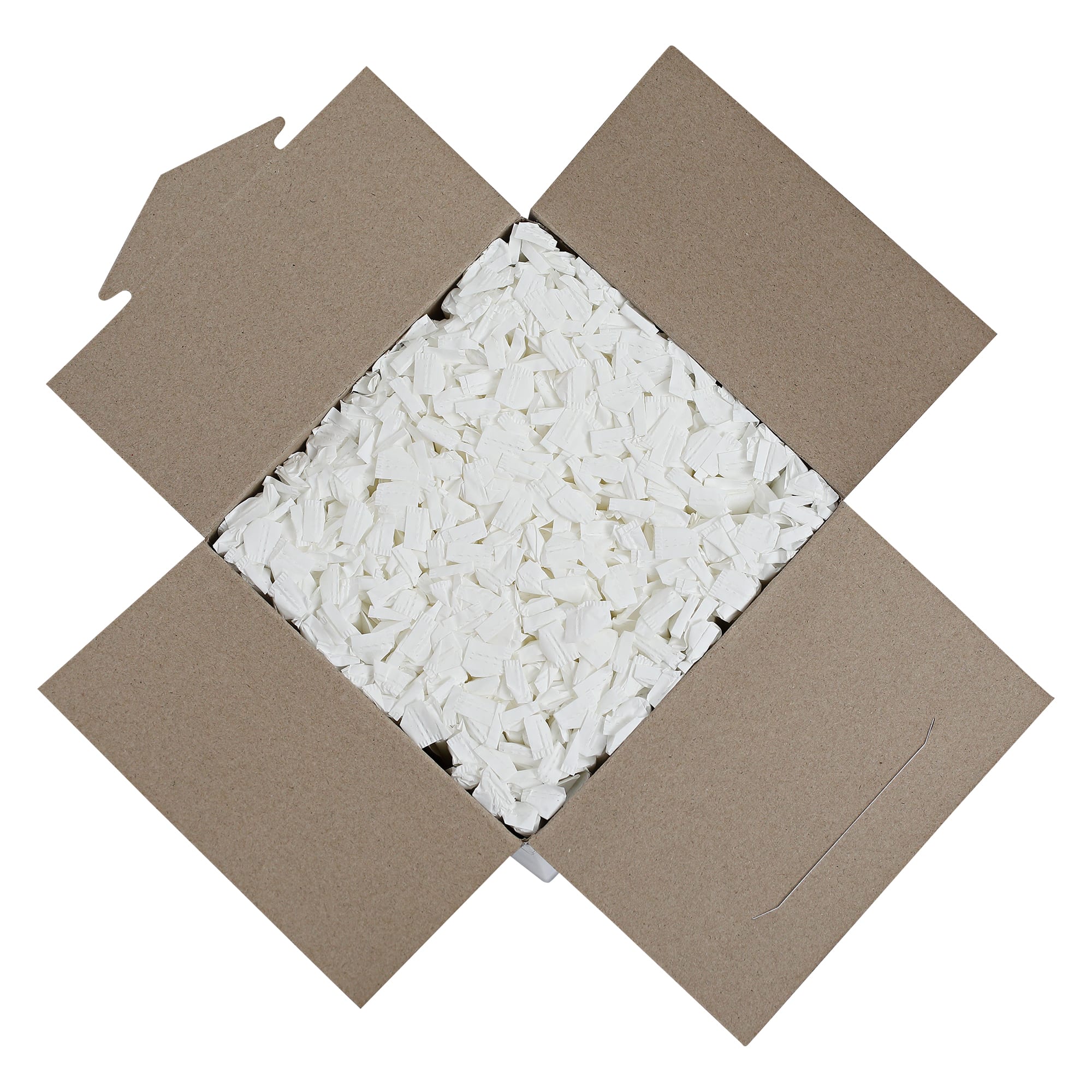 Empress E161001W Jumbo Flex Straw Paper Wrapped 7.625" White Boxed