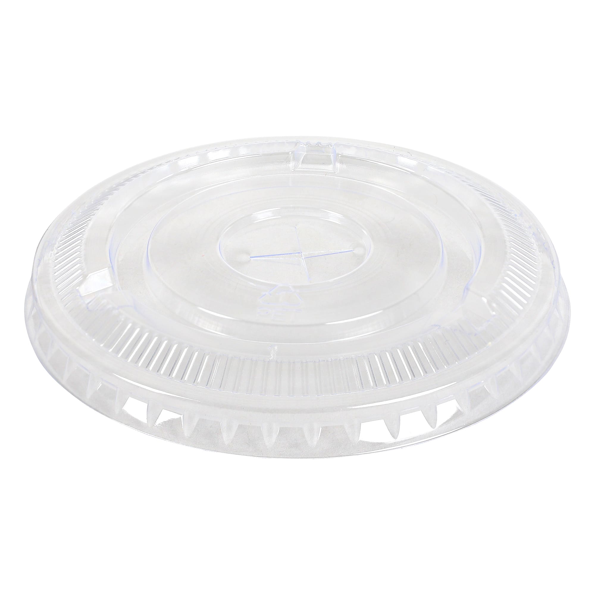 Empress EPETFL12T Flat Straw Slot Lid Fits 9 oz Squat & 12oz Tall PET Cup