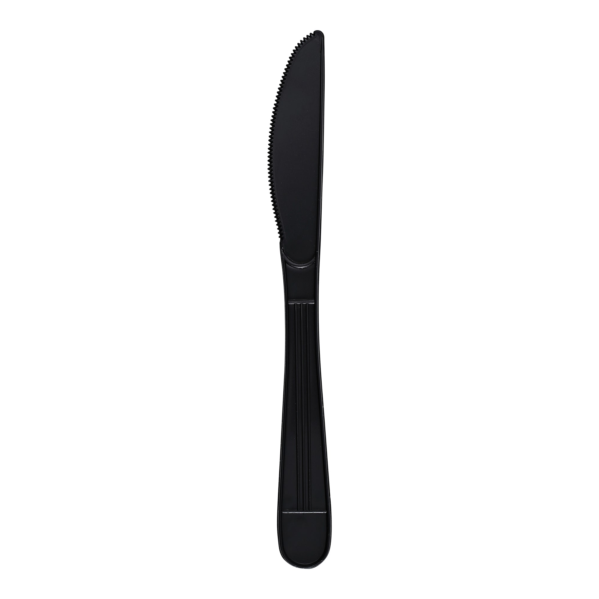 Empress E189003 Heavy Weight Knife Polypropylene Black Wrapped Dense Pack