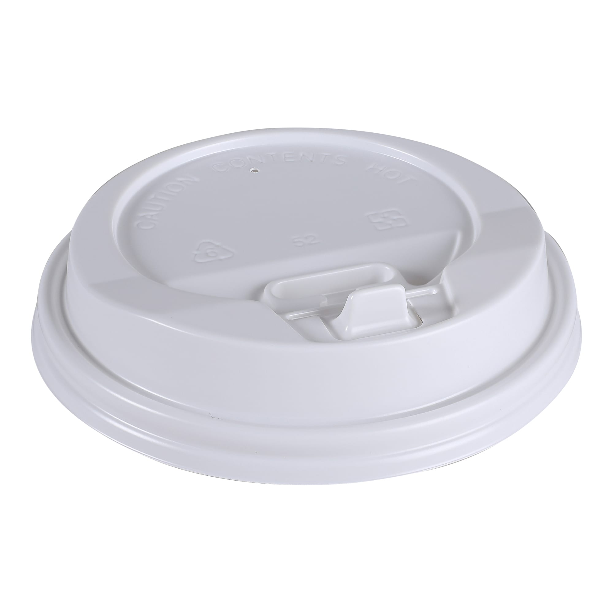 Empress E1020-DLW Dome Lid for 10-20oz Paper Hot Cups White