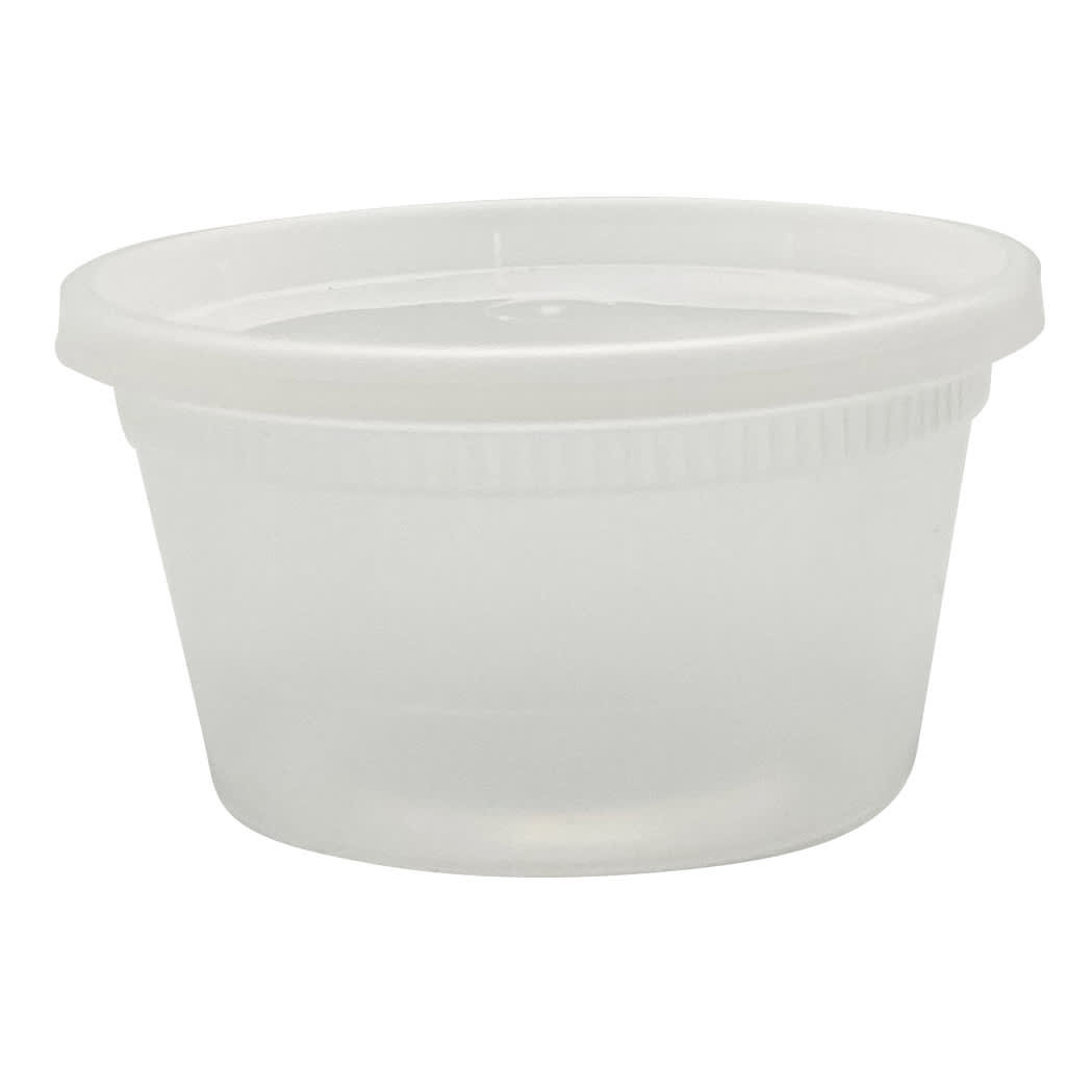 Empress EHDC12C Heavy Duty Deli Containers 12 oz, Clear, Combo Pack