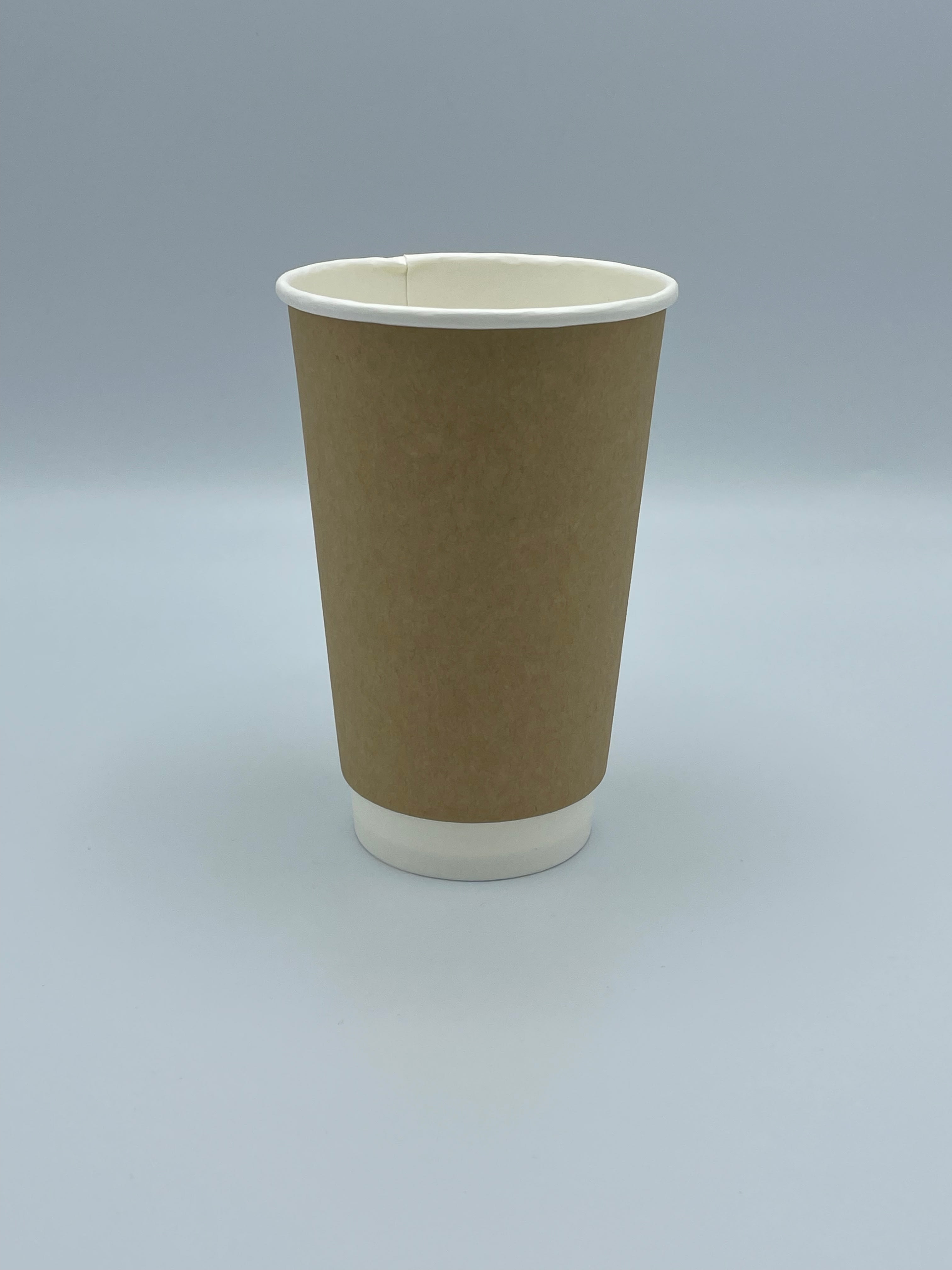 Empress EHCDW16-K Double Wall Paper Hot Cup 16 oz Kraft