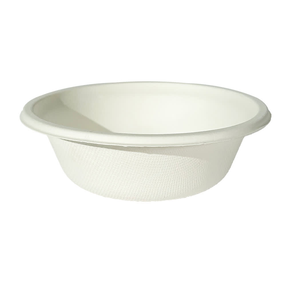 Empress EBL-12-PF Heavy Weight Bowl PFAS Free 12 oz Natural White Bagasse