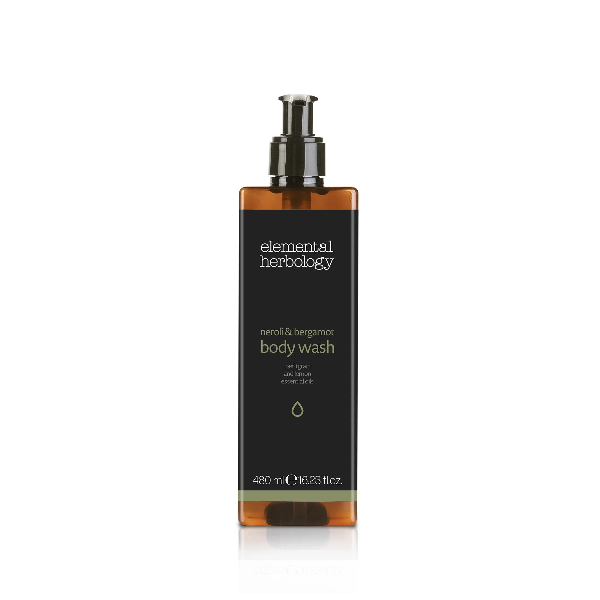 GFL Cosmetics P500BEH Body Gel, 480 mL, Unsealed Pump, Elemental Herbology Spa-Grade Plant Based Formulations