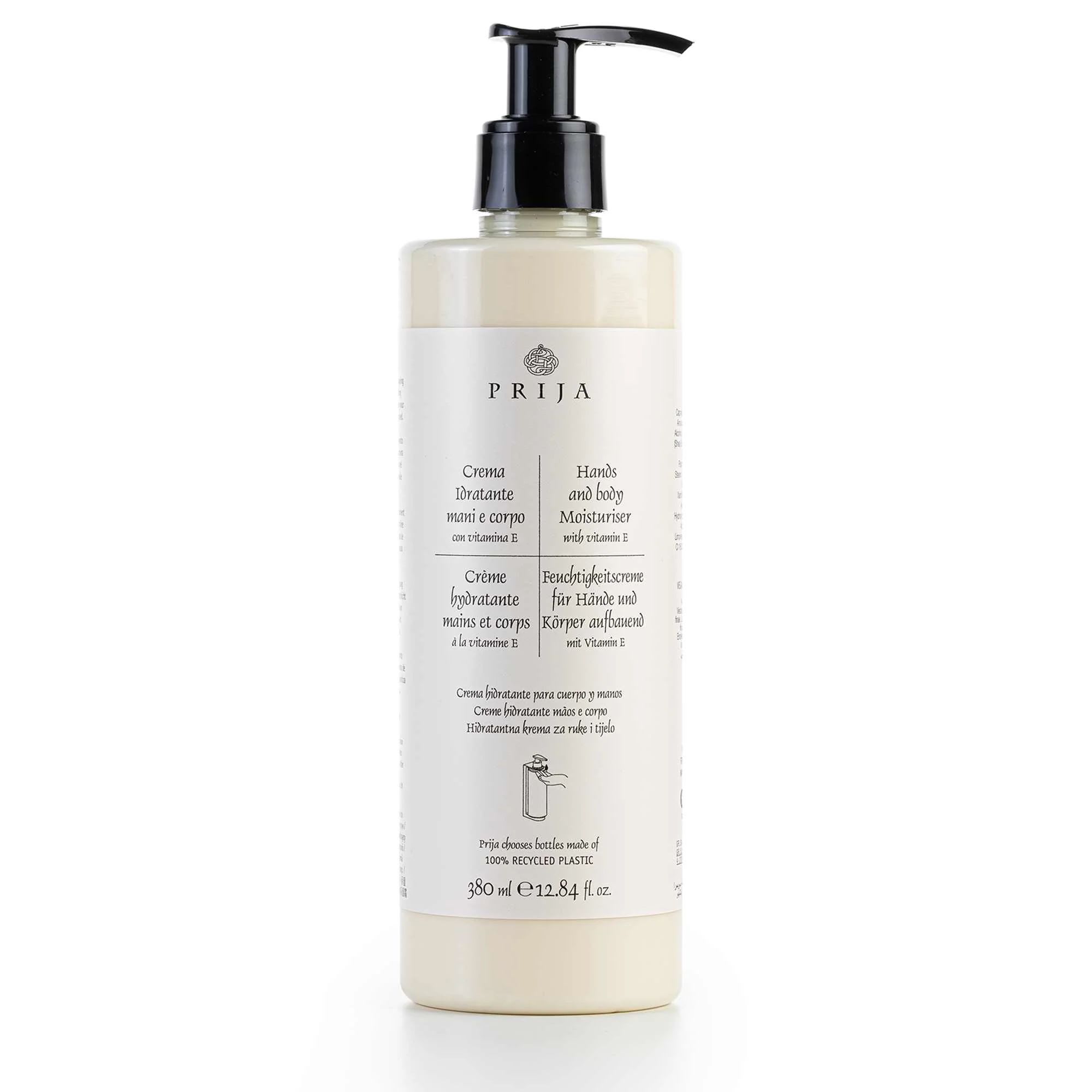 GFL Cosmetics P400R_BLPR Hands And Body Moisturizer With Vitamin E, 380 mL, Prija Fine Perfumery