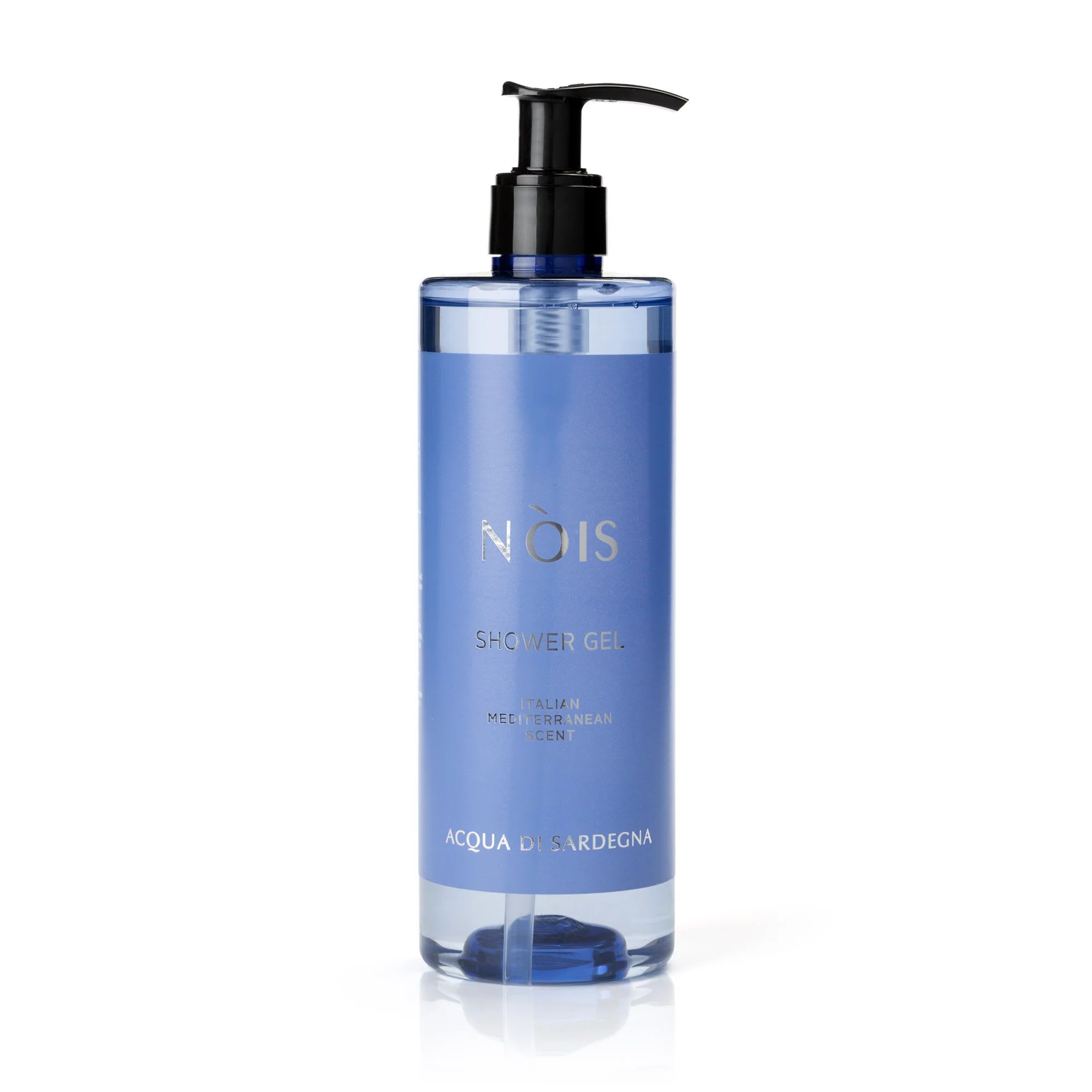 GFL Cosmetics P400R_BAS Shower Gel, 380 mL, Sealed Pump, Nois, Acqua Di Sardegna