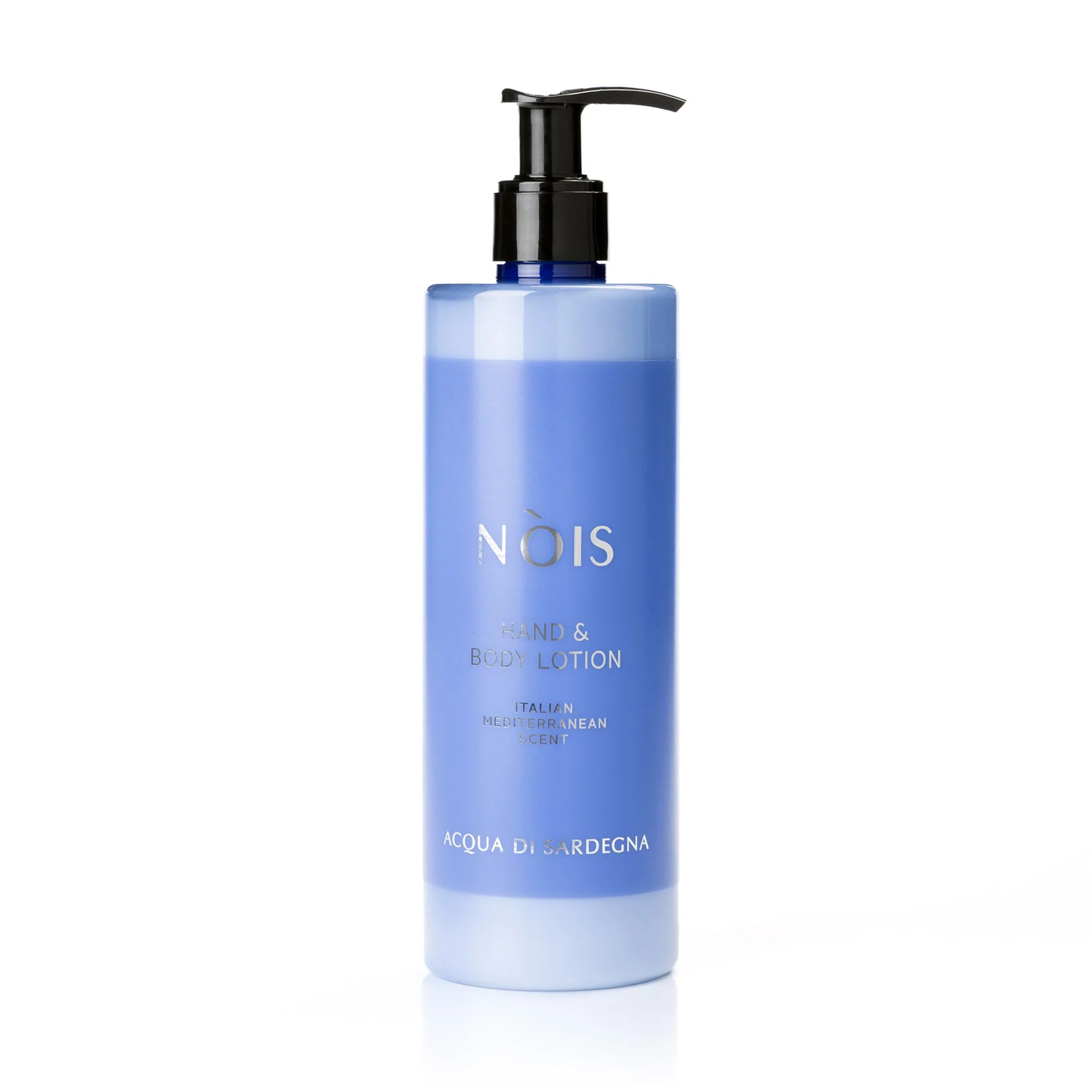 GFL Cosmetics P400R_BLAS Hand & Body Lotion, 380 mL, Sealed Pump, Nois, Acqua Di Sardegna