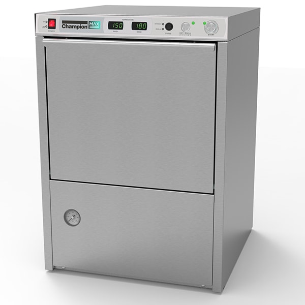 Champion UH130B MAX Undercounter Dishwasher, 24" High-Temp Sanitizing, Multi-Level Rack System, ENERGY STAR®, 25 Racks/Hr