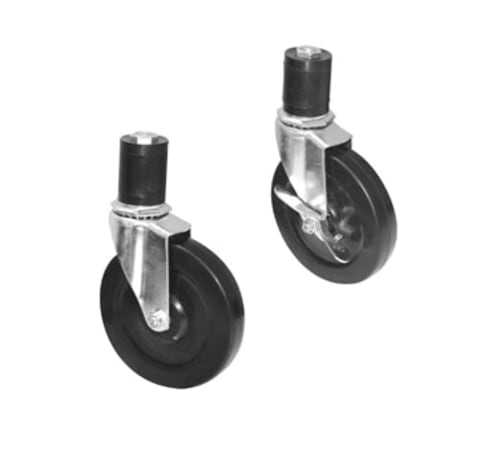 Advance Tabco TA-25EG-X Equivalent 5" Swivel Casters for Equipment Stands - 4/Set