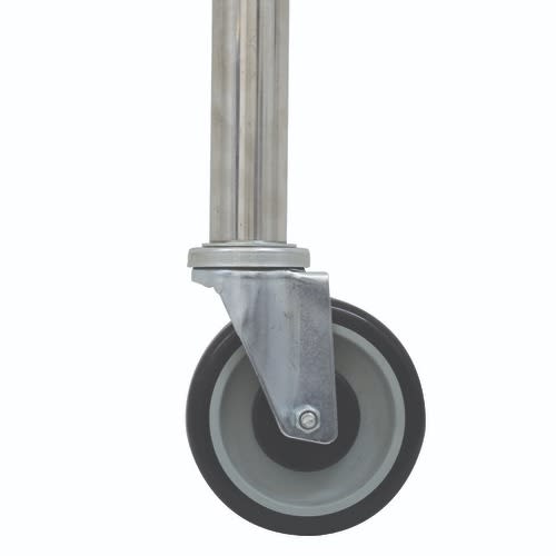 Advance Tabco TA-25G-4 Galvanized Legs with 5" Swivel Stem Casters - 4/Set