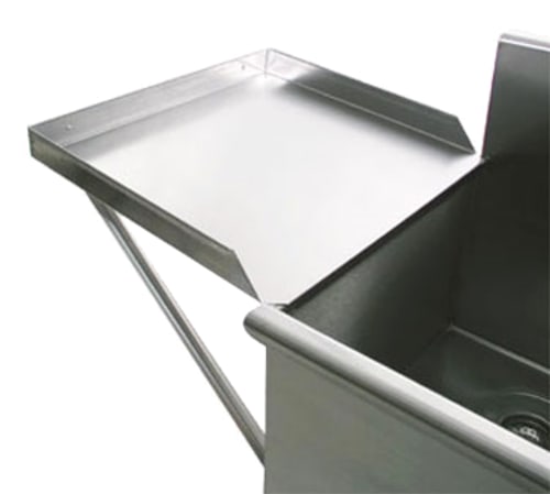 Advance Tabco N-5-24 21" x 24" Detachable Drainboard for Square Corner Budget Sinks, Stainless