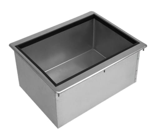 Advance Tabco D-24-IBL-7 21" x 18" Drop In Ice Bin w/ 50 lb Capacity - Insulated, Stainless
