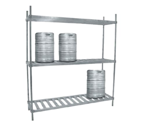Advance Tabco KR-60-X (3) Level Keg Rack w/ (6) Keg Capacity, 60" x 20" x 76"