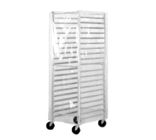 Advance Tabco PRC-2-2X 28" W x 62" H x 23" D Clear Plastic Rack Cover