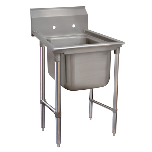 Advance Tabco T9-1-24-X Special Value Regaline One Compartment Sink, 16" x 20" Bowls