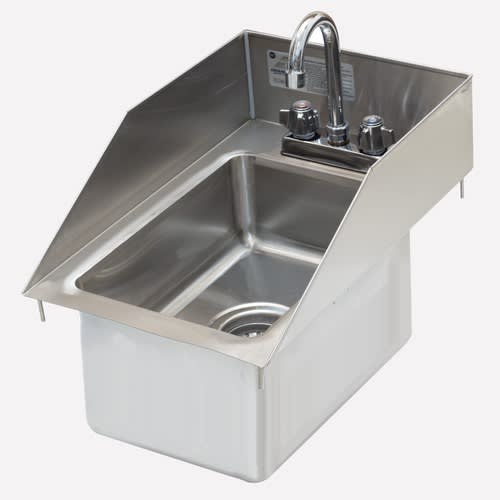 Advance Tabco DI-1-10SP-EC-X Special Value One Compartment Drop-In Sink, 10" x 14" Bowls
