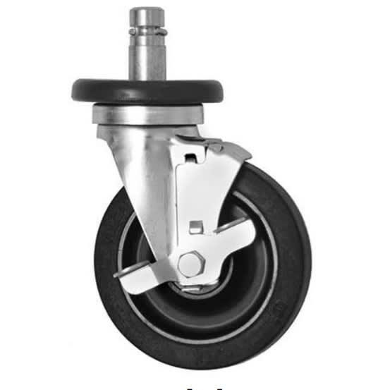Eagle Group BPCSS5-300 5" Swivel Stem Caster w/ Brake, 300 lb Capacity