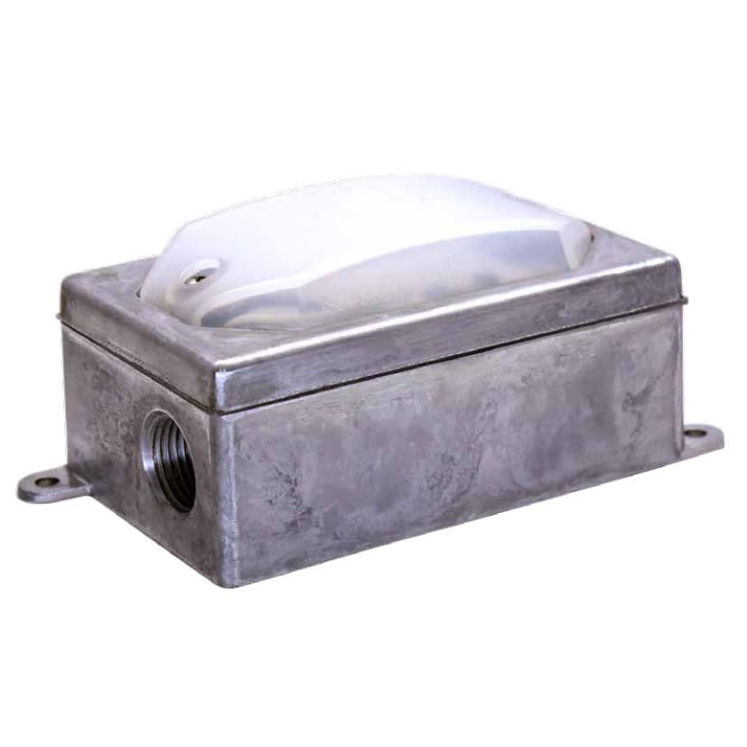 Kason® 11807LCRA10 4000k LED Walk-In Light Fixture, Domed Flat Recessed Lens, 120V/12W