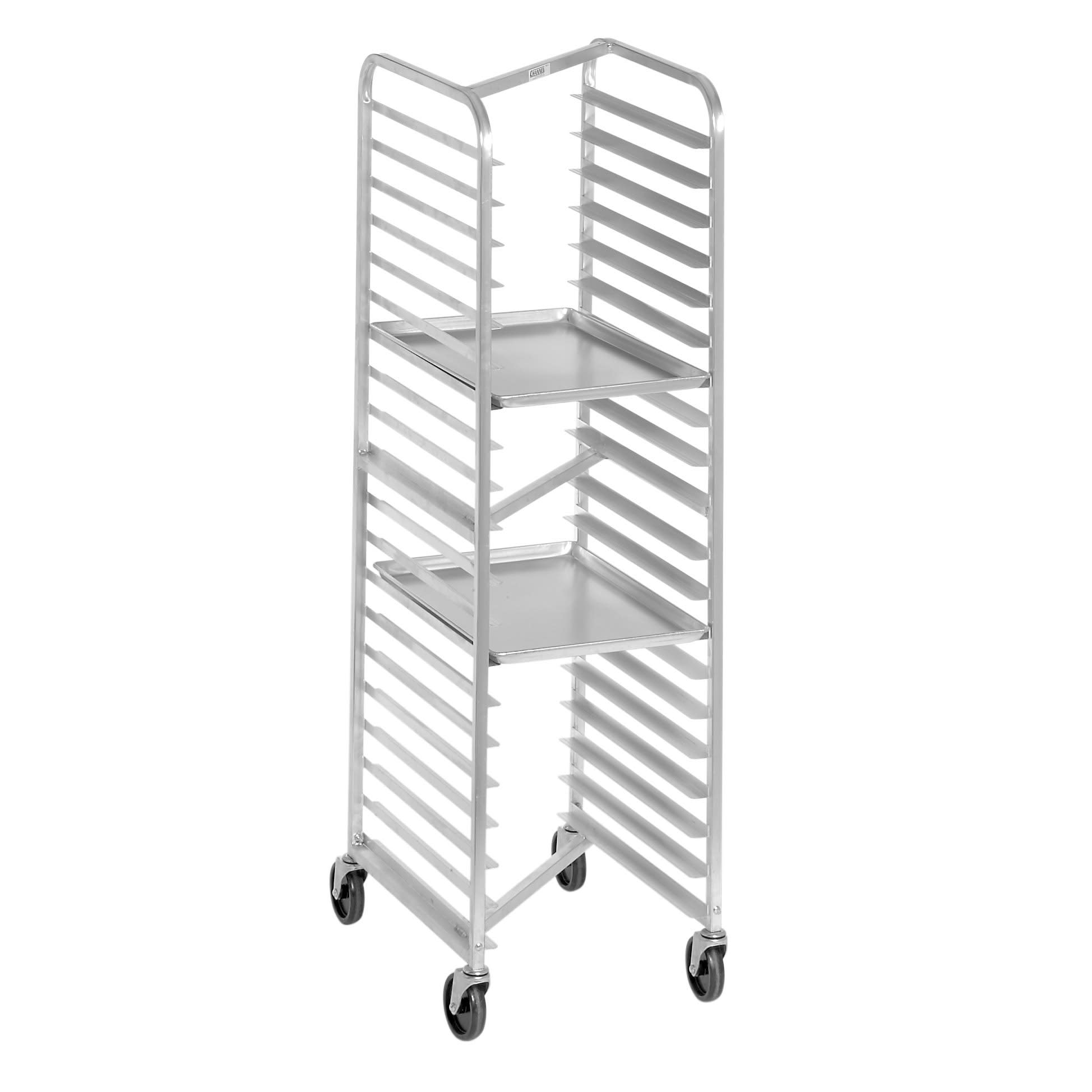 Channel Mfg 401AN Standard Heavy Duty Nesting Aluminum Bun Pan Rack, 3" Spacing, 20 Pan, End Load