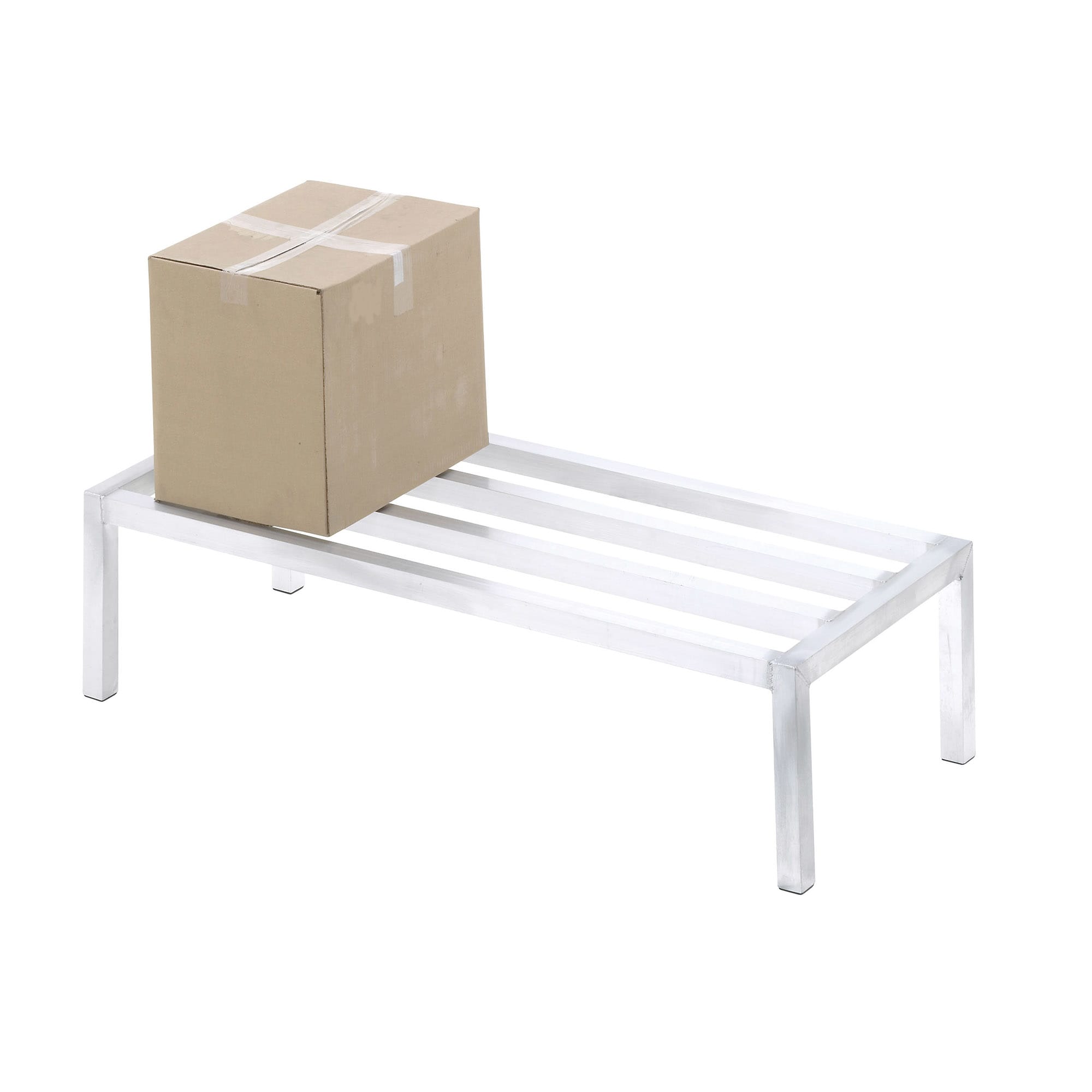 Channel Mfg ADE2048 48" x 20" x 12" Welded Aluminum Dunnage Rack, 2000 lb. Capacity