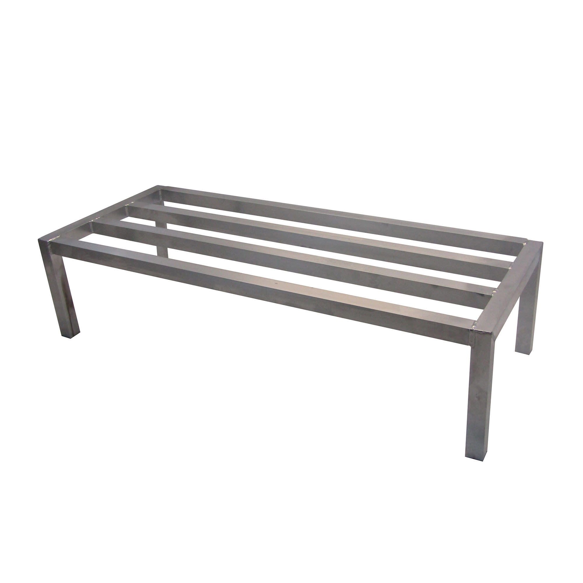Channel Mfg ADE2448 48" x 24" x 12" Welded Aluminum Dunnage Rack, 2000 lb. Capacity