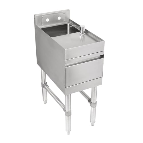 John Boos UBHS-1812-X 12" x 18" Underbar Hand Sink