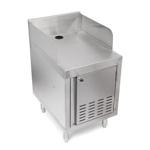 John Boos UBPS-2418-R-X 18" Stainless Steel Underbar Register Station