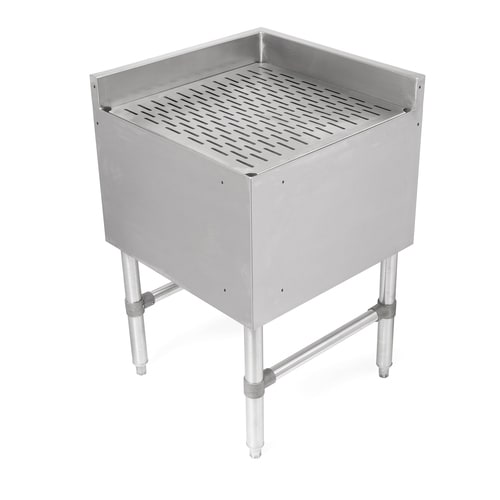 John Boos UBDB-2121-90-IC-X 21" x 21" Underbar Corner Drain Board