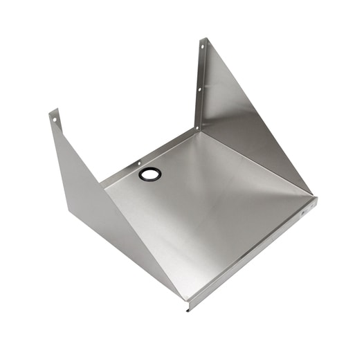 John Boos BMS2024-X 24" x 20" Stainless Steel Microwave Shelf