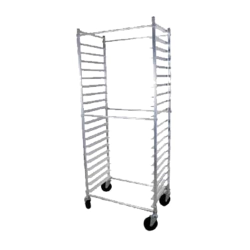 John Boos ABPR-1820-3KDS-X 20-Tier Aluminum Bun Pan Rack, Side Loading